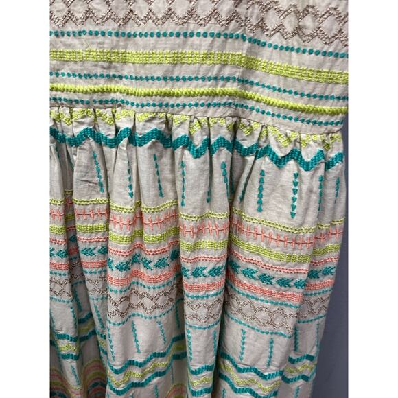 KENZIE ladies size 10 sleeveless embroidered exposed back zipper - Picture 3 of 6